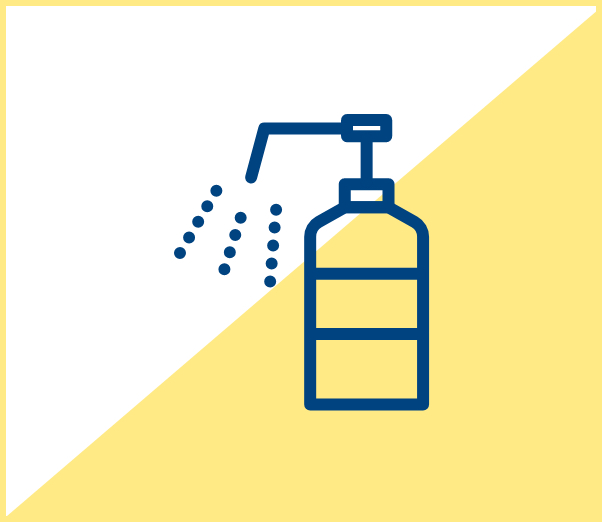 アルコール消毒イメージ